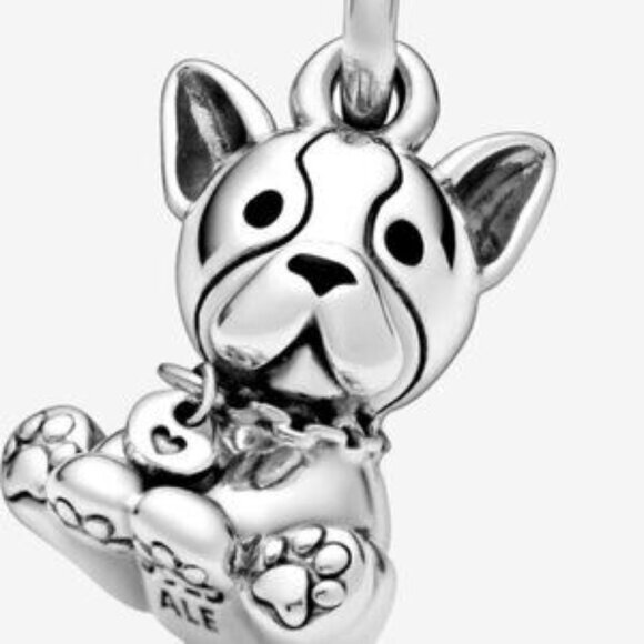 Pandora Bulldog Puppy Charm - Picture 4 of 6